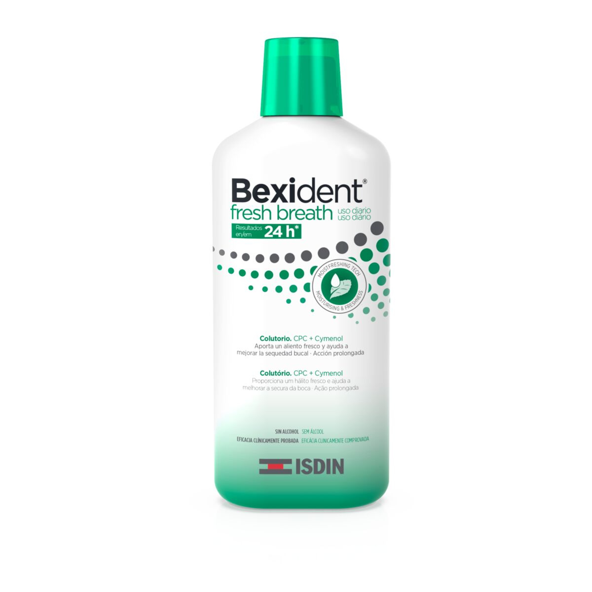 Isdin Bexident Fresh Breath Colutório 500 ml